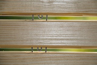 Holzrollladen-Verbindungen